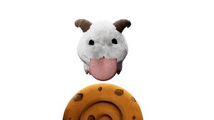 3D Poro and cookie League of Legends