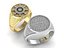 signet Mens ring with a steering wheel