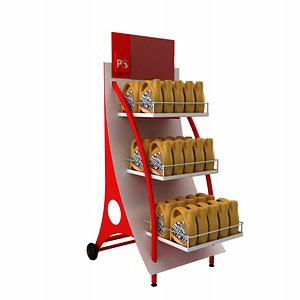 3D model oil stand