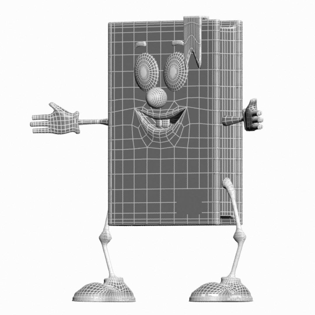 book character 3d 3ds
