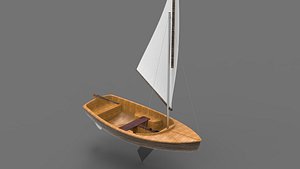 Tall Boat 3D model