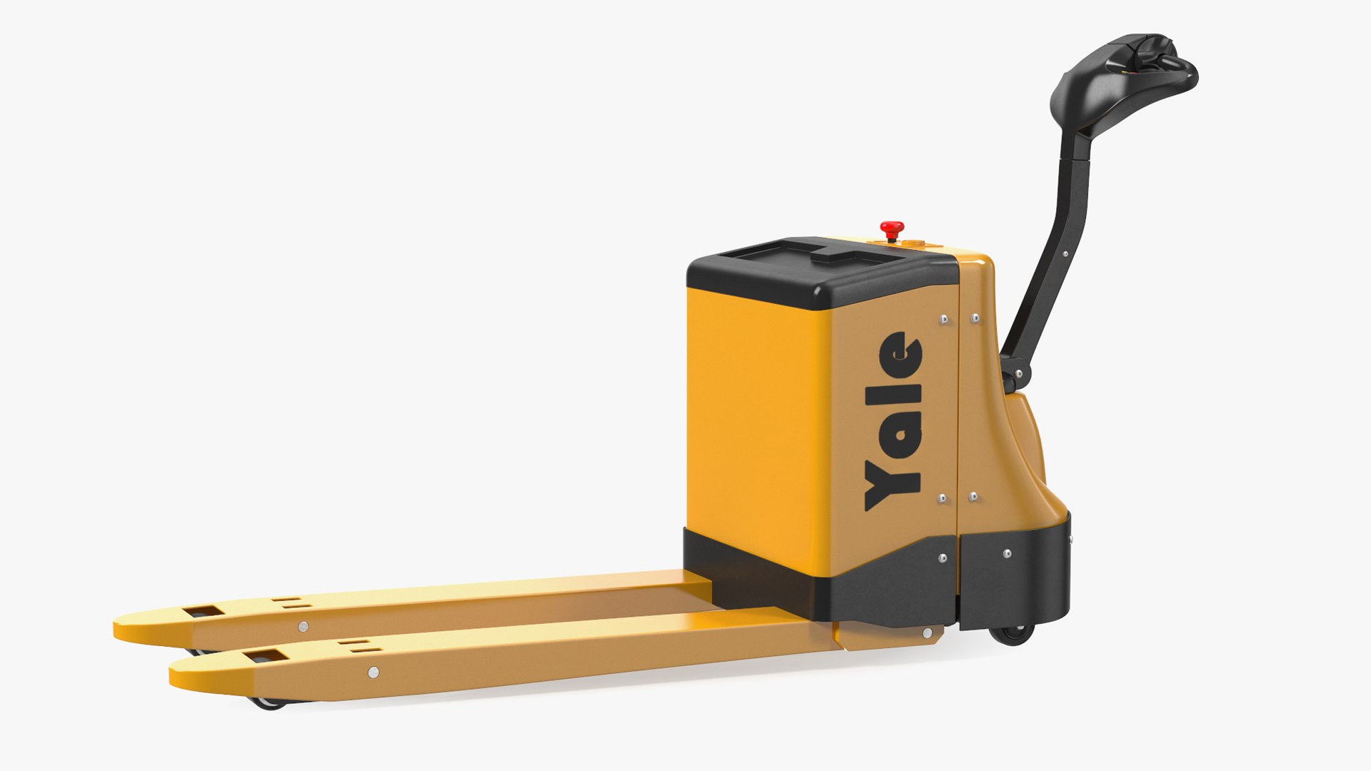 Fully Powered Pallet Truck Rigged for Maya 3D model preview