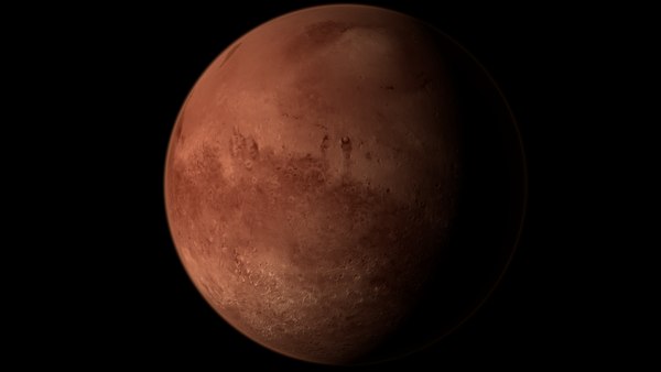 3D model mars 10k planet realistic