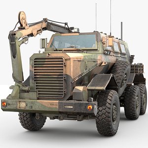 3D Buffalo MRAP PBR model