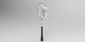 3d model magnifying glass