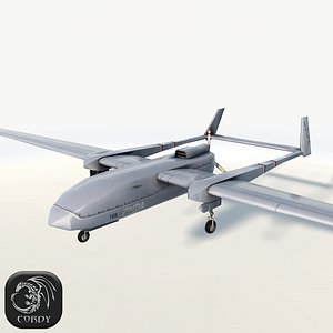 3d model fighter drone uav