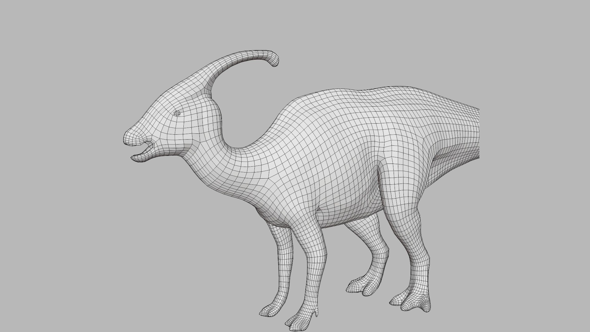 3D model Charonosaurus Basemesh Low Poly - TurboSquid 1993665
