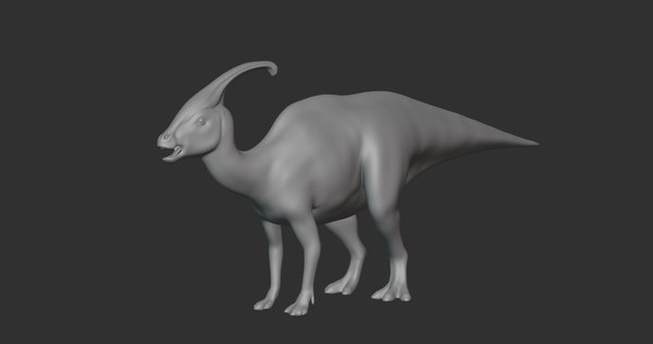 3D модель Charonosaurus Basemesh Low Poly - TurboSquid 1993665