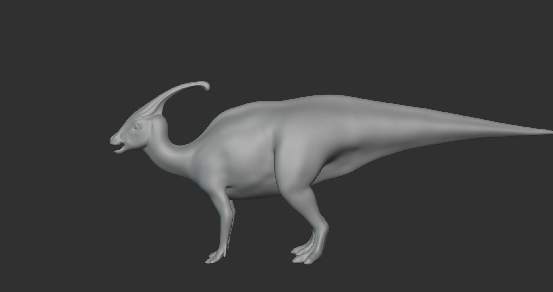 3D model Charonosaurus Basemesh Low Poly - TurboSquid 1993665