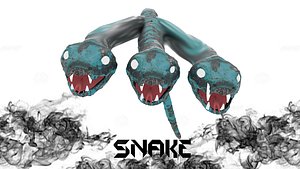 Mythological Snake - 3 headed
