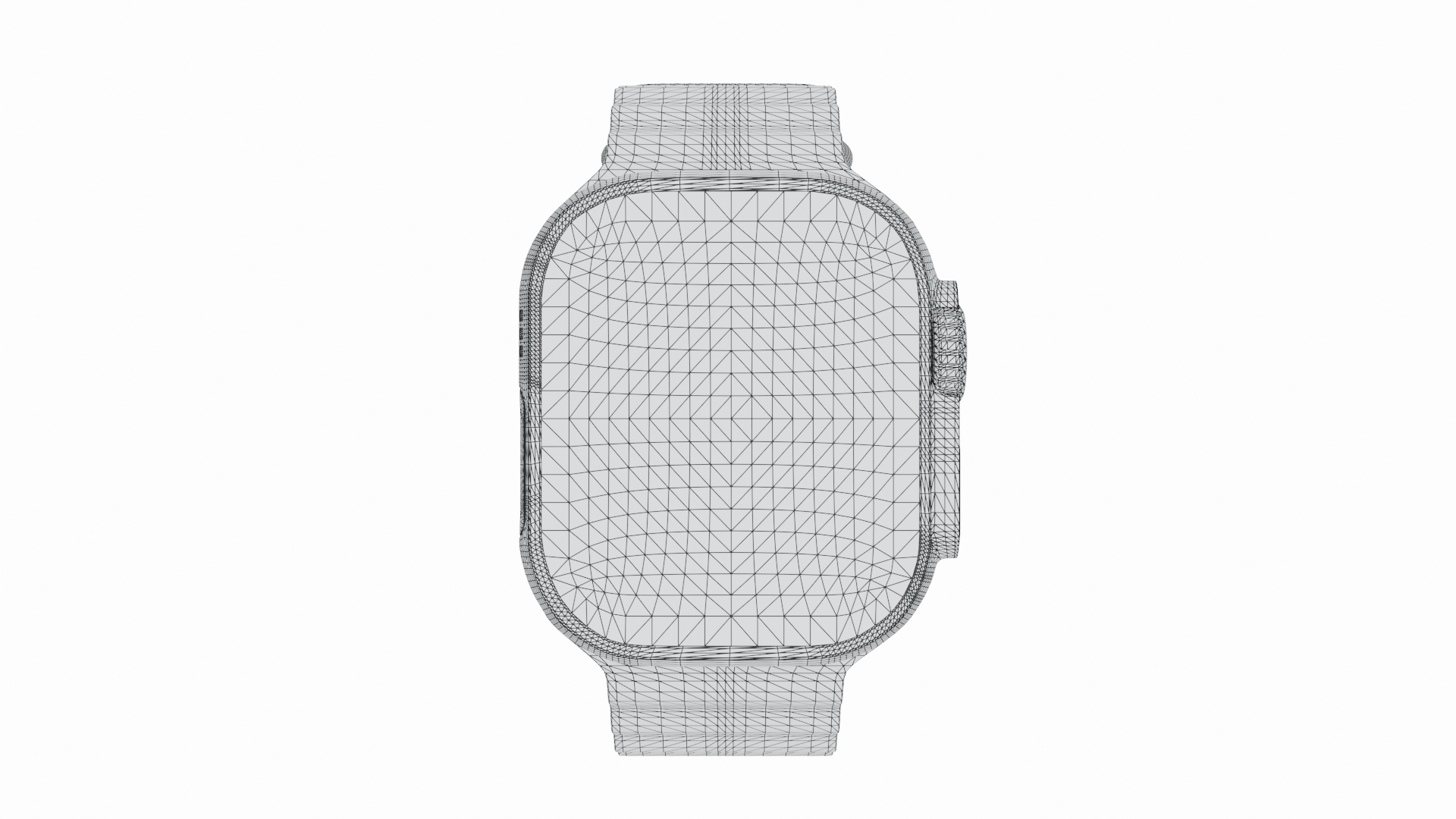 3D Apple Watch Ultra Titanium Case With Yellow Ocean Band TurboSquid 1970790