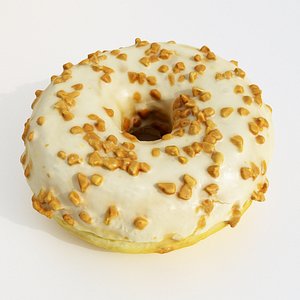3D model donut caramel