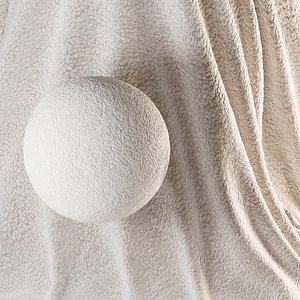 Plush material 4k 3D