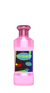 Pink Shampoo Bottle With Screw Thread