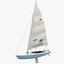 obj laser sailboat
