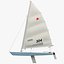 obj laser sailboat
