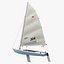 obj laser sailboat
