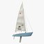 obj laser sailboat