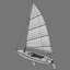 obj laser sailboat