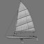 obj laser sailboat