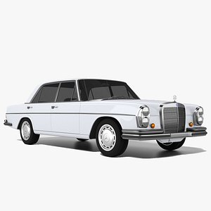 3D Mercedes-Benz S-class 280 SEL W108 model