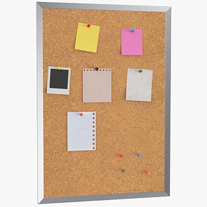 real cork board 3D model