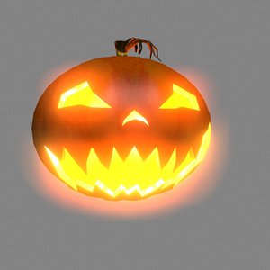 halloween pumpkin model