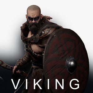 3D Viking Warrior model