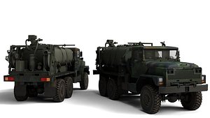 1982 Am General M939 2 Rigged U S Military Truck 3D Model High Detail Game  Render Ready 3D model