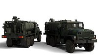 1982 Am General M939 2 Rigged U S Military Truck 3D Model High Detail Game  Render Ready