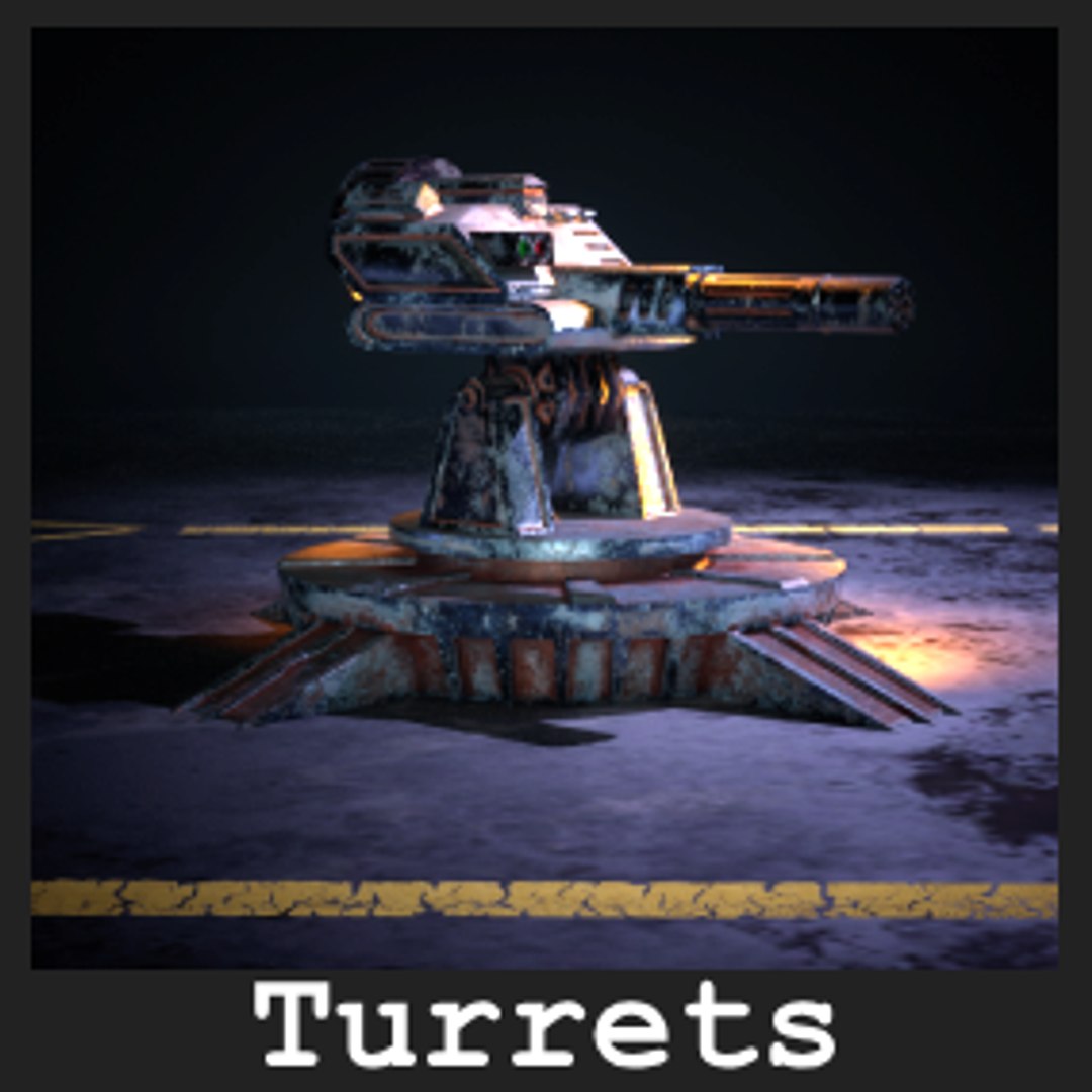 Turrets  10 Assets 3D https://p.turbosquid.com/ts-thumb/J0/9TSVvk/qa/turrets10assets_thumb284x284ec857dca59dda5659a96f204cc74394e/png/1709815979/1920x1080/fit_q87/2b41db872bd634f2ca9d160aec3f2e9cb672eeed/turrets10assets_thumb284x284ec857dca59dda5659a96f204cc74394e.jpg