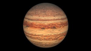 Jupiter Lighten (16K Surface color Texture) for 3ds,fbx,obj