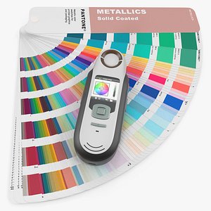 3D Handheld Color Measurement Tool on Coated Color Chart model