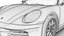 Porsche 911 Carrera Targa 4S 2025 modello 3d