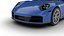 Porsche 911 Carrera Targa 4S 2025 modello 3d