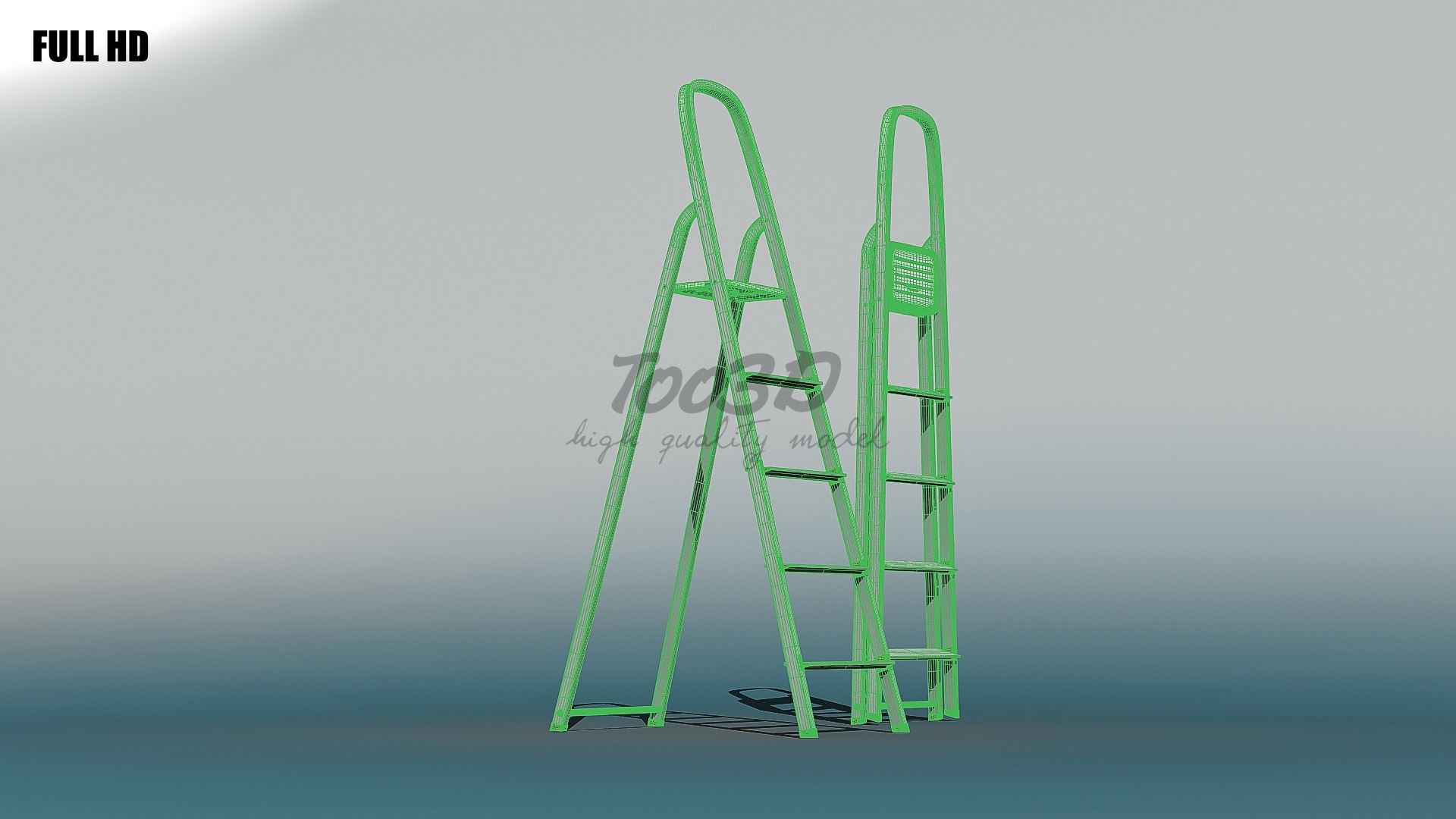 3d ladder https://p.turbosquid.com/ts-thumb/J0/DxMAd9/5P6l4OXC/stepladder_wireframe0036/jpg/1357665960/1920x1080/fit_q87/08915a7668ca8c11e6d722eeeffafaf001d8a934/stepladder_wireframe0036.jpg