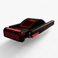 Sci-Fi Space Ship V4