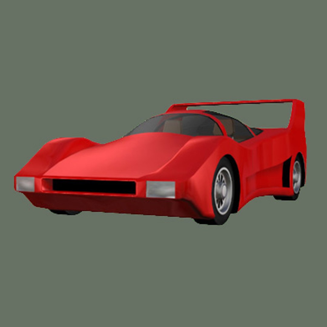 prototype 3 futuristic car 3d 3ds