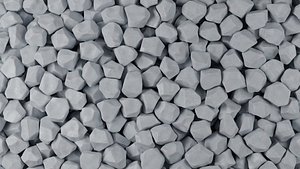 Ice cubes falling animation 2