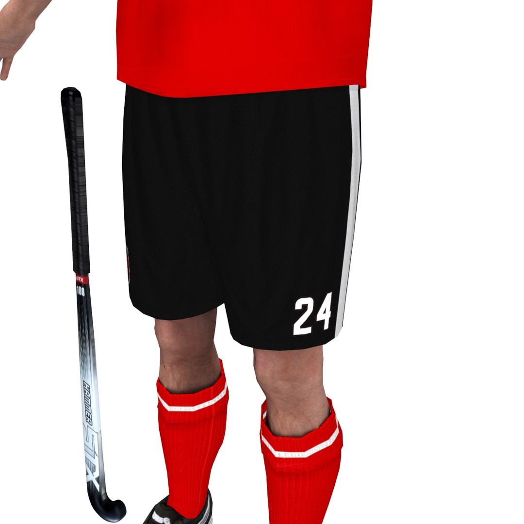 3ds max field hockey player 2