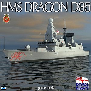 HMS Dragon D35 Type 45 Destroyer