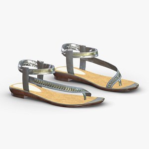 3D Toe Loop Low Poly model