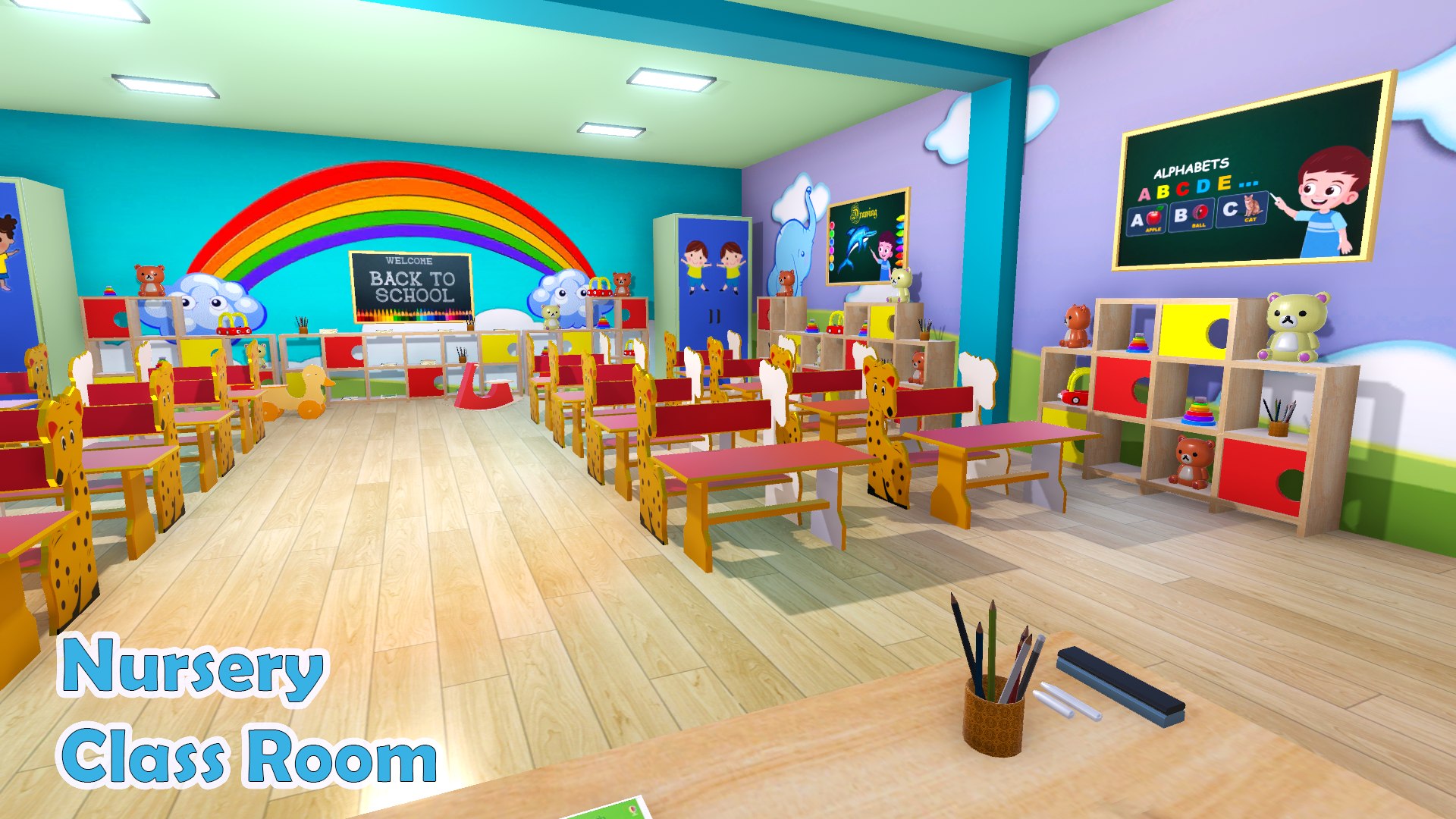 Nursery School Class Room Models 3D model TurboSquid 2163138