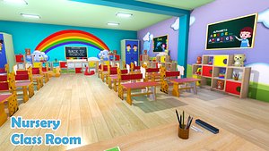 Nursery School Class Room Models 3D model