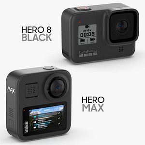 GoPro Hero 8 Black and Hero Max