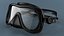 Professional Diving Mask 3D model