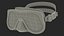 Professional Diving Mask 3D model