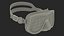 Professional Diving Mask 3D model