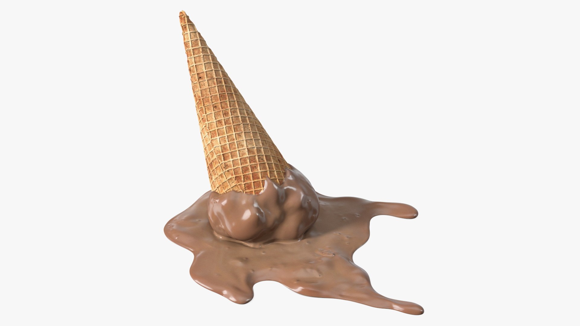 Ice Cream Types Collection 3D model preview