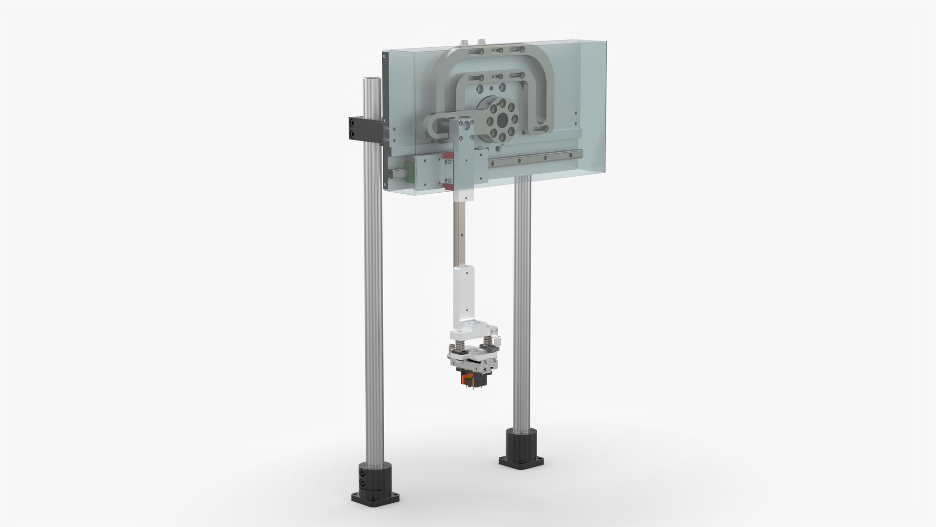 N Type Pneumatic Mechanical Claw 3D Model TurboSquid 2009367